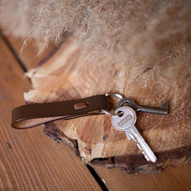 Gusti Jameson Leather Keyring, Leather