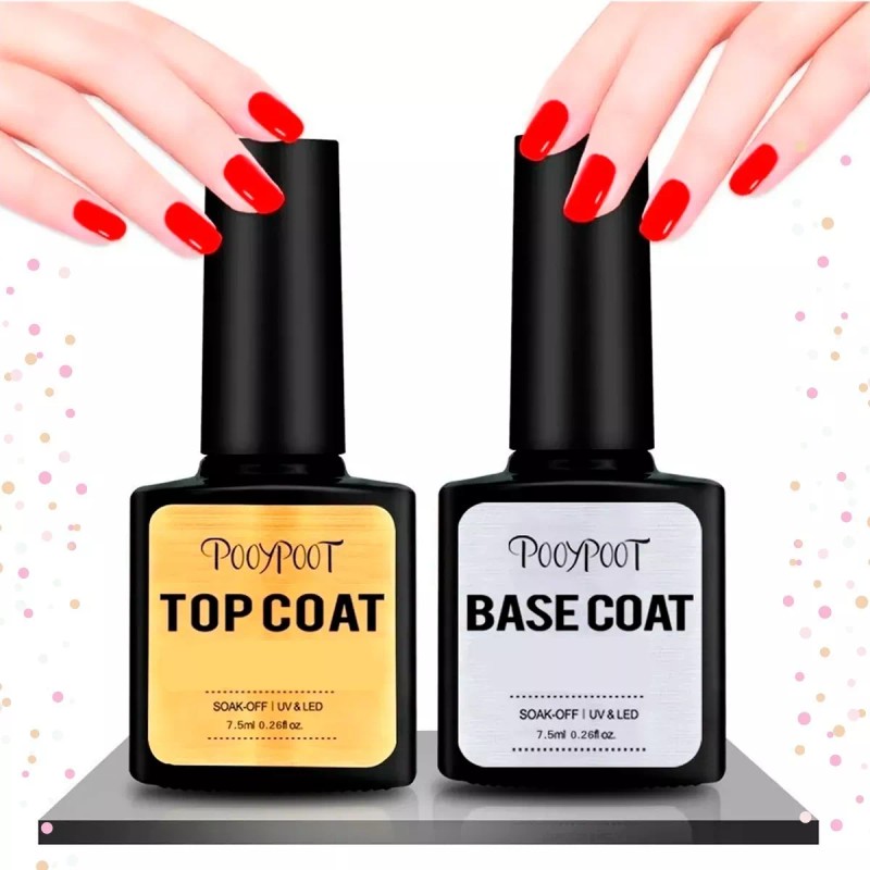 Mafab Top Base + Top Coat 7.5ml Esmalte Lampara Uv