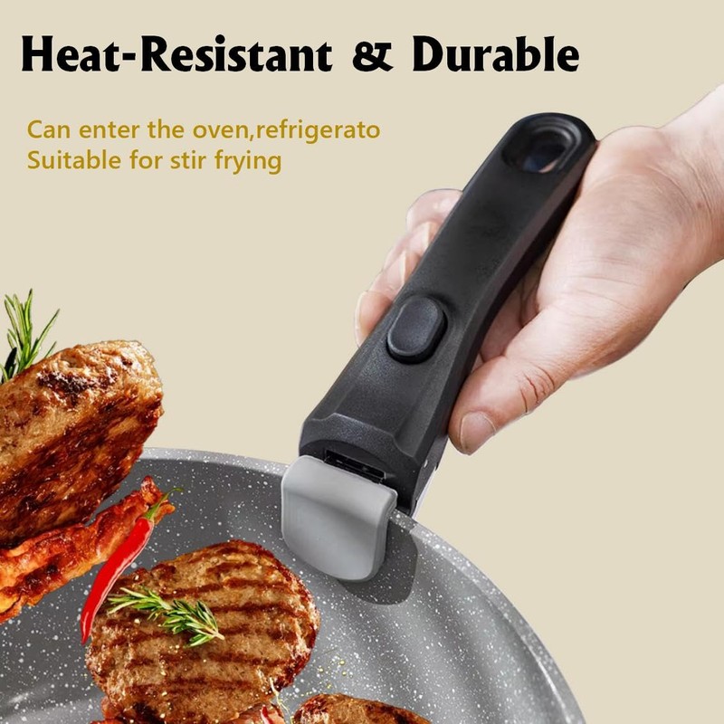 Pfannenset Abnehmbarer Griff Universal, Replacement Pan Gripper Removable Pot Handle