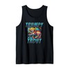 Trumpy Trout Funny Conservative Political Design Tank Top