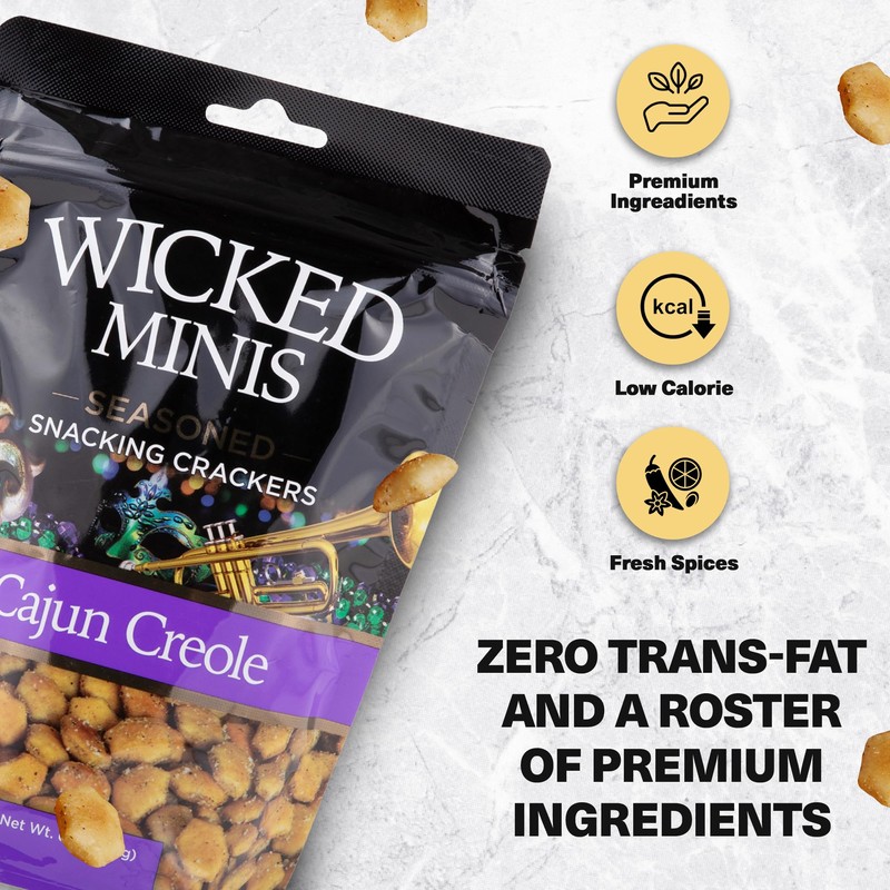 Wicked Minis Soup & Oyster Crackers - Saltine Crackers Salted