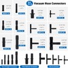 Vacuum Line Kit, 6PCS 5Ft Vacuum Hose Automotive With 64PCS