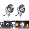 Anki HappiGo 4.5 Inch 2 Pcs Chrome LED Motorcycle Fog