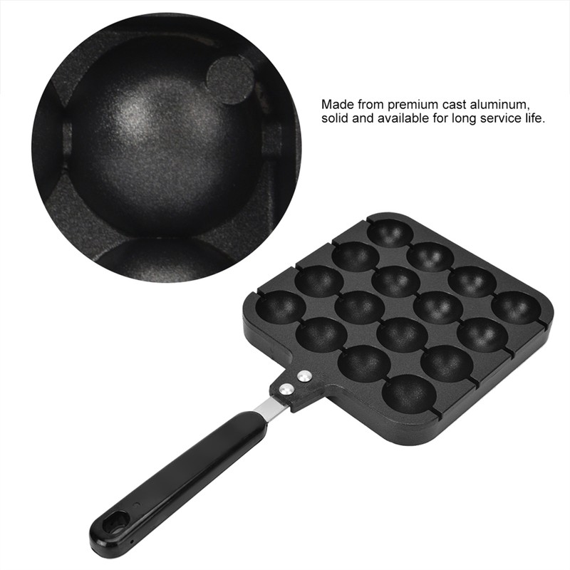Non Stick Takoyaki Grill Pan Plate Cooking Baking Mold Tray