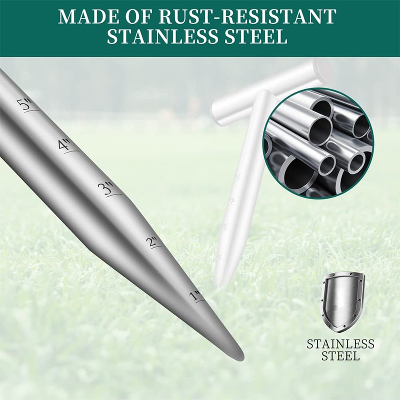 Sukiise Hand Dibber, Seed Dibber, Bulb Planter Tool, Seed Planter