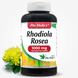 Lab - rhodiola rosea - rhodiola rosea Supplement -180 Caps - Ultra high Absorption.