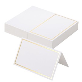 MumdoYAL Pack of 50 place cards birthday, wedding place cards, wedding place cards, name badges, for wedding, communion, birthday, festival, party, christening