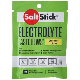 Saltstick Fastchews Lemon Lime - Pack of 10 Chews