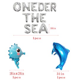 One-der The Sea First Birthday,Under The Sea Banner,Under The Sea Party, Mermaid Party Decor, First Birthday Party, 1st Birthday Girl Decorations,Oneder The Sea Banner.