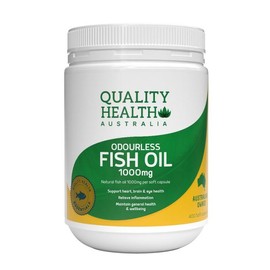 Quality Health Buy Quality Health Odourless Fish Oil 1000mg 400 Capsules Online | Chempro Chemists