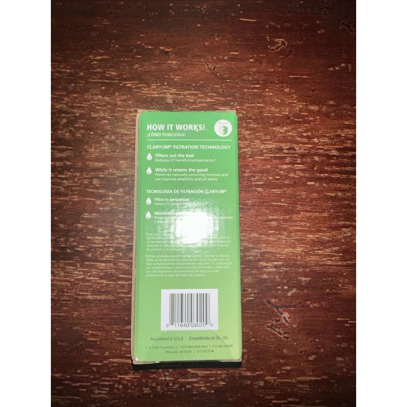 AO SMITH Clean Water Claryum Filter Replacement AO-US-100-R / 960783