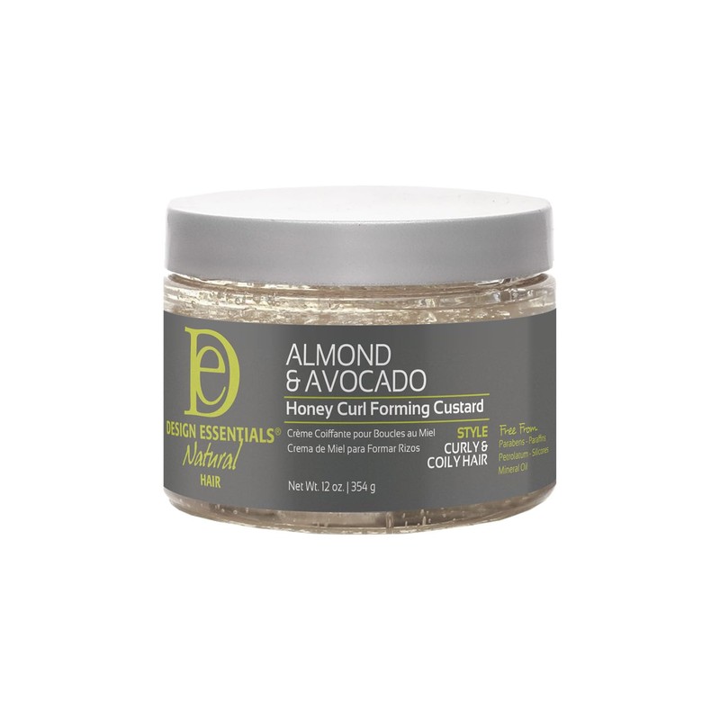 Design Essentials Almond & Avocado Honey Curl Forming Custard, Defines