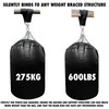 BULL DOZA FIGHT WEAR 2ft Heavy Duty Punch Bag Hanging