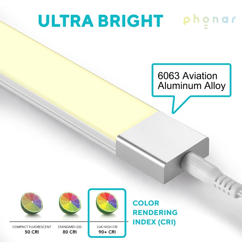 phonar Pack of 2 - 30 cm LED, 2800-6000 K