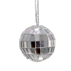Kurt S. Adler C1547 Ornament Set, Silver, 12 Count