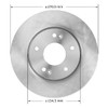 Bendix Premium PRT5990 Front Brake Rotor for Kia Soul 2011-2010