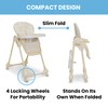 Delta Children Little Folks 2-in-1 SlimFold High Chair for Babies