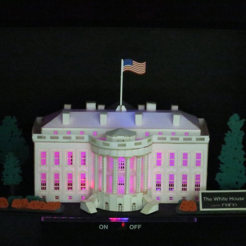 Paper Nano White House Building Kit