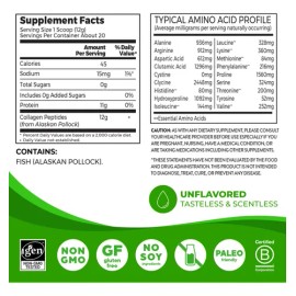 Orgain Colágeno Marino Sin Sabor 8.5 Oz