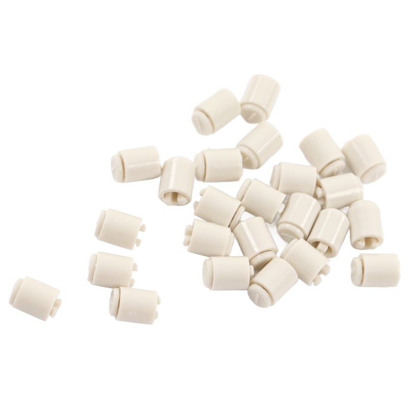 25Pcs LK150 Needle Protector Gray Sturdy Plastic Friction Reduction Knitter