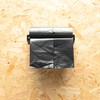 MegaMaxx UK Wall Mounted Bin Bag Holder – Black Steel