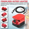Electric Fishing Reel Adapter for Craftsman 20V Battery to for