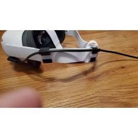 Unbranded Cable Clips for Meta Oculus Quest 2 Stock Strap for Oculus Link pair + ex