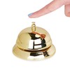 Metal Table Bell, Table Bell, Reception Bell with Clear Sound,