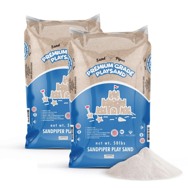 OptiFlow Sandpiper 50 Pound Premium Grade Multi-Use Play Sand with