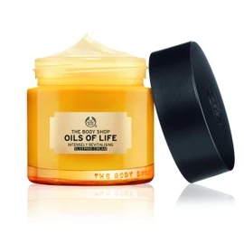 The Body Shop Oils Of Life Intensely Revitalising Sleeping Cream, 100% Vegan Night Cream, 2.7 Oz