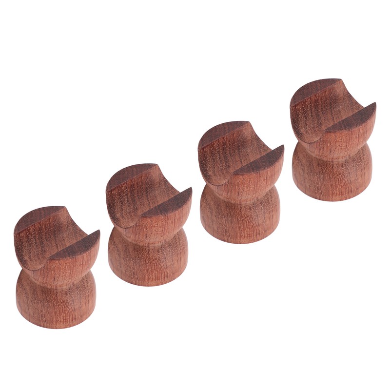 4PCS HiFi Speaker Cable Wire Bracket Wooden Shockproof Insulation HiFi
