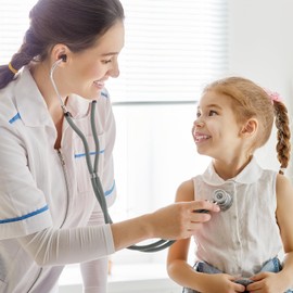 HONSUN Sprague Rappaport Dual Head Stethoscope for Adult & Kids, Classic Cardiology Stethoscope for Doctors, Nurses, School Students, and Home Use (Gray)