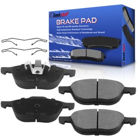 Front Ceramic Brake Pads, D1044 Brake Pads Front Set for 2004-2018 Ford Focus, 2013-2018 Escape, 2014 Transit Connect, 04-13 Mazda 3, 06-15 Mazda 5, 07-13 Volvo C30, C70, S40, V50