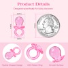 XINHUIDALSQ 150 Mini Acrylic Pacifiers for Baby Shower Game, 0.86