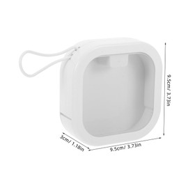 minkissy Hair Band Storage Box 2pcs Hair Tie Organizer Bow Organizer for Hair Bows Sturdy for Ladies