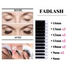 Silk Eyelashes, Single Eyelashes C Curl, Silk Lashes Thickness 0.07