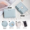 Vulkitty Small Wallet for Women, Trifold Leather Cute Womens Wallet