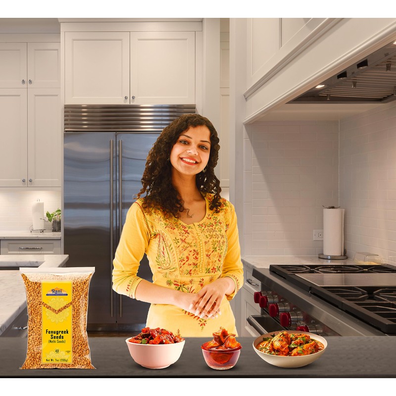 Rani Fenugreek (Methi) Seeds Whole 7oz (200g) Trigonella foenum graecum