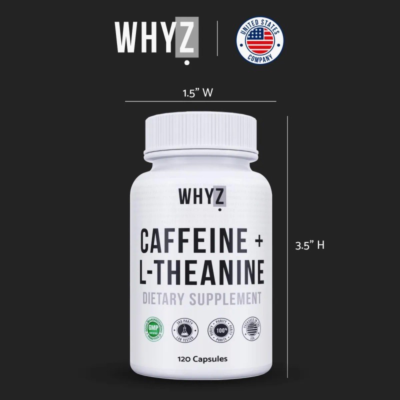 Whyz Cafena L-teanina 120 Cpsulas Energa Y Enfoque