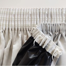 NetCurtainsUK Superior Detachable Thermal Blackout Curtain Linings Tape Heading Sold In Pairs (165cm (65") Wide x 220cm (87") Drop)