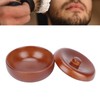 Wooden Shaving Bowl Men Shaving Cream Foam Bowl with Lid