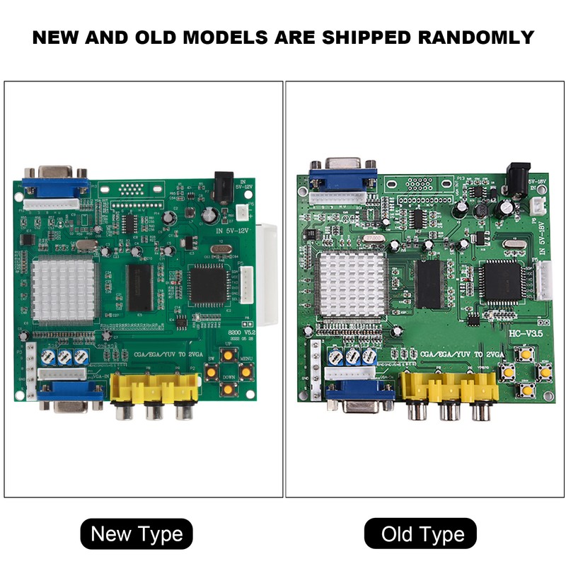 CGA/EGA/YUV/RGB to VGA Arcade Game HD Video Converter Adapter Board