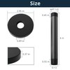 DOLGABA Straight Shower Arm with Flange, Ceiling Mount 6" Rainfall
