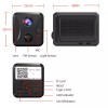 BOAVISION 4G Mini Security Camera SIM Card PIR Motion Nanny
