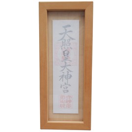 Kiso Cypress Money Frame Square Shape, Natural, 5.3 x 12.8 x 0.8 inches (13.5 x 32.5 x 2 cm)