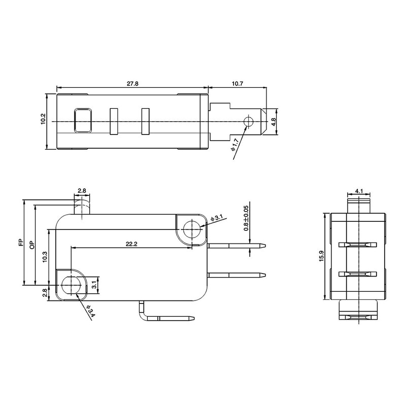 EZGO Accelerator Micro Switch (1994-up) PDS/DCS w/ Golf Cart ITS
