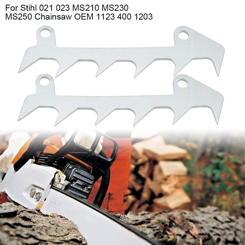 2PCS Bumper Spike Felling Dog Kit for Stihl MS170 MS180
