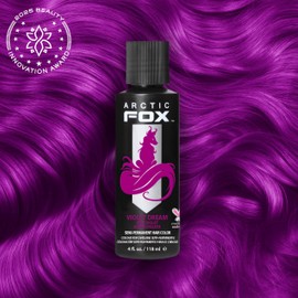 ARCTIC FOX Vegan and Cruelty-Free Semi-Permanent Hair Color Dye (4 Fl Oz, VIOLET DREAM)