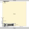 Double Action Spring Hinge with Cover Plates,Top Pivot Hinge for