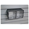 Handi Link Up Hardware Tilt Bins for Slatwall Panels (Graphite)